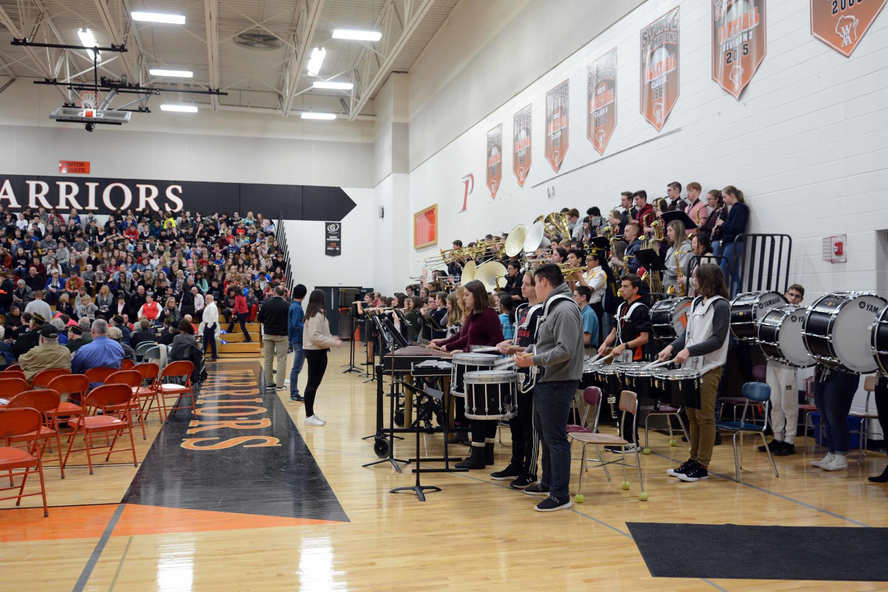 Portage High School Veterans Day ceremony 2019